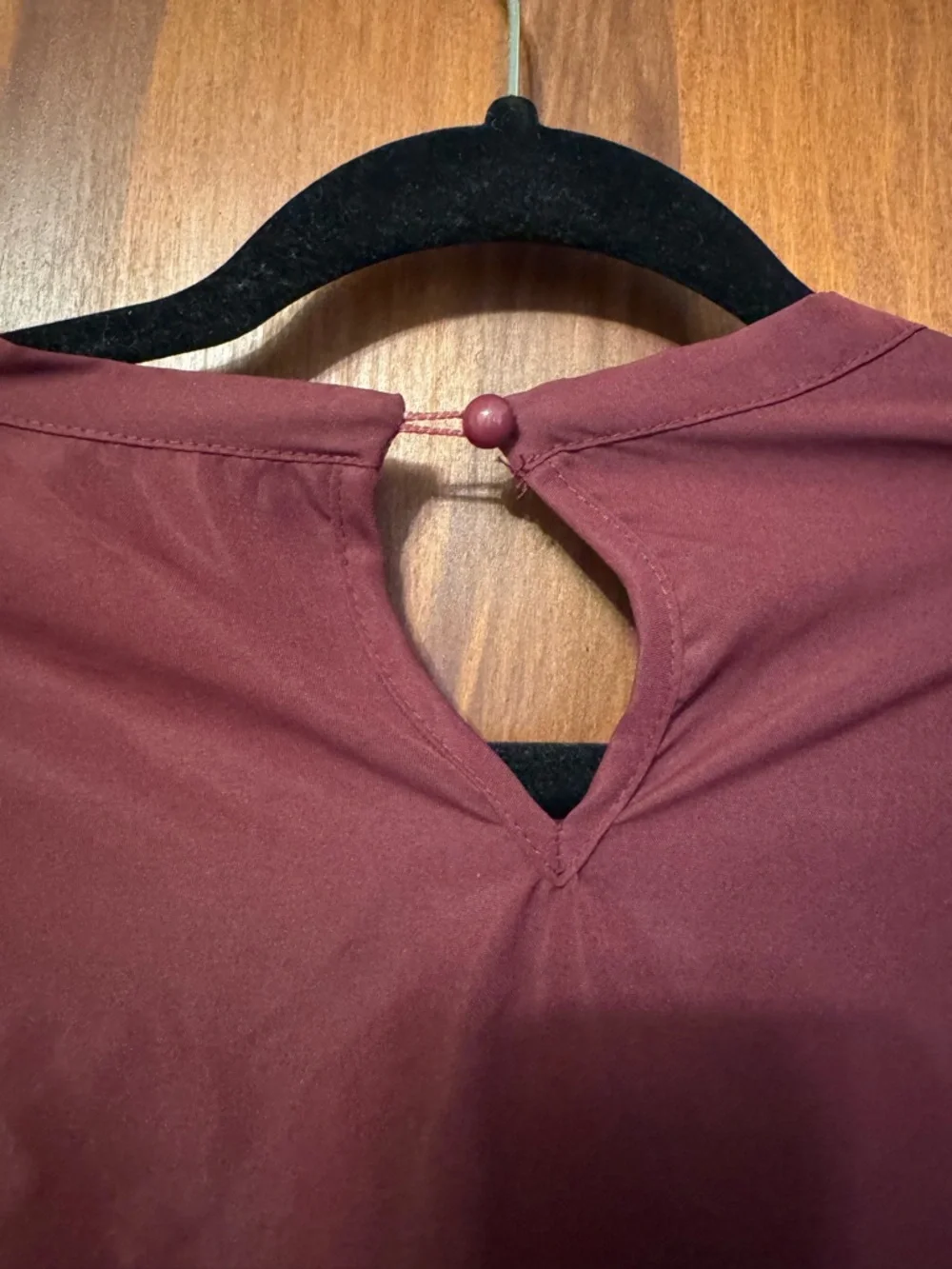 Women’s Plus Size Burgundy Cottagecore Babydoll Dress Bow Sleeves Size 3X - Picture 5 of 6